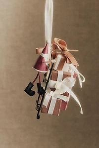 CHRISTMAS TREE SANTA CLAUS ORNAMENTS CHRISTMAS