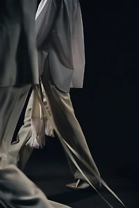 FRINGED SCARF SHIRT ZW COLLECTION