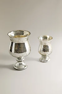 CHRISTMAS GLASS TEALIGHT HOLDER