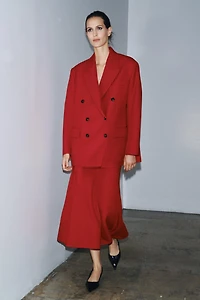 ZW COLLECTION DOUBLE-BREASTED BLAZER