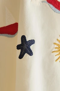 Kids' Embroidered Beach Dress