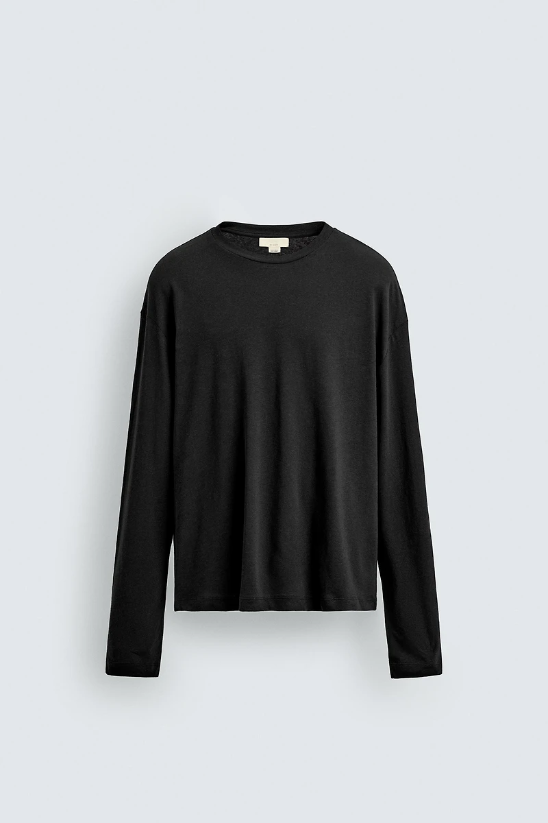 RELAXED FIT COTTON - LINEN BLEND T-SHIRT LIMITED EDITION
