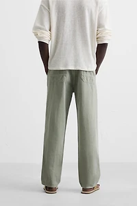 COTTON - LINEN PANTS