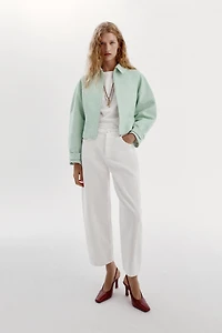 TEXTURED ZIP JACKET