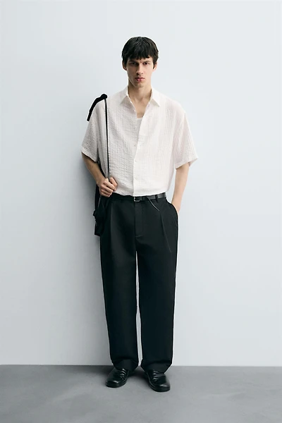 CHEMISE FLUIDE STRUCTURÉE
