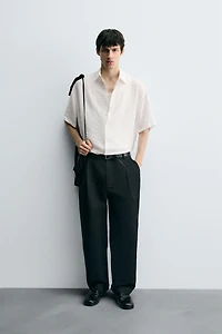CHEMISE FLUIDE STRUCTURÉE
