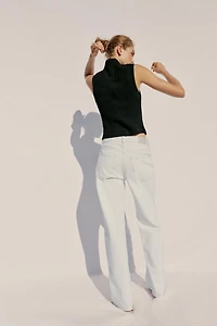 SLEEVELESS BUTTON SHIRT