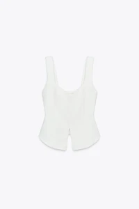 PICOT CORSET TOP