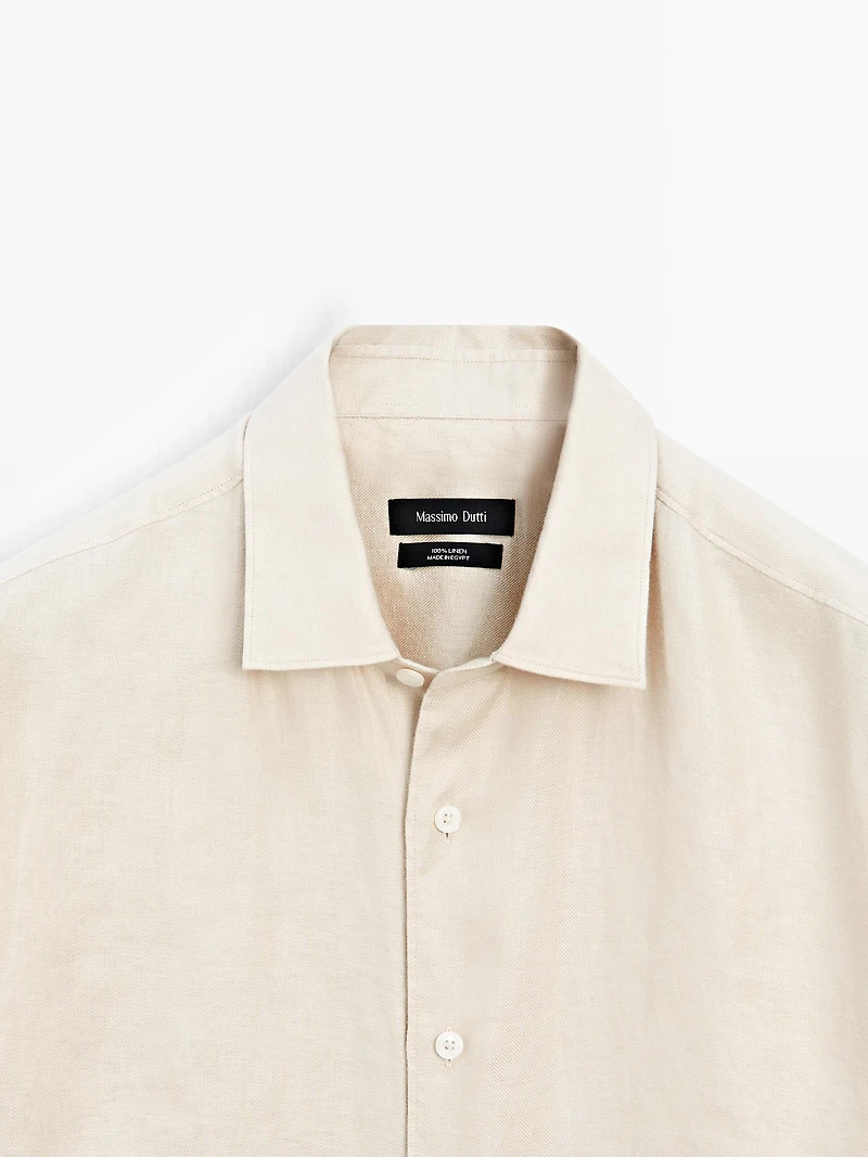 Lightweight regular fit twill shirt