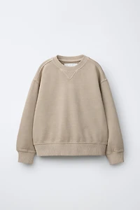 SWEAT UNI TEINT EN PIÈCE
