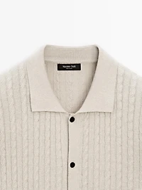 Surchemise en maille tressée