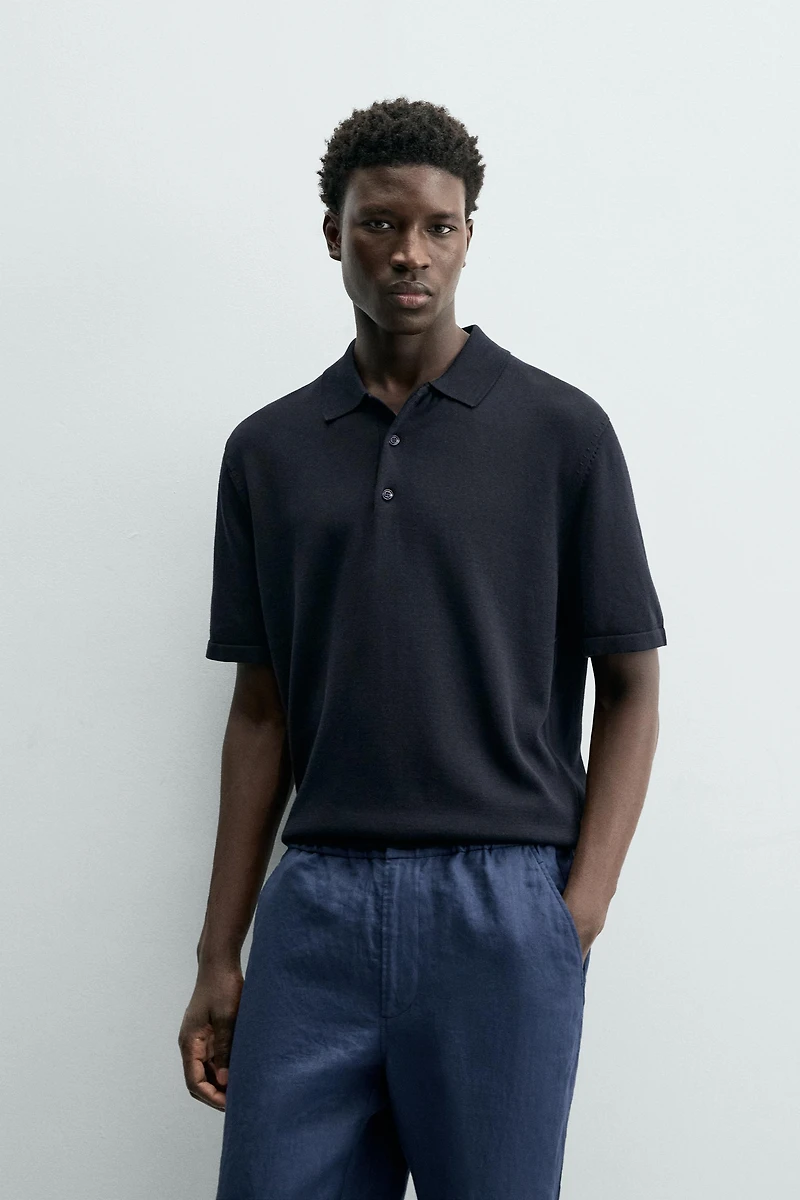 REGULAR FIT KNIT POLO