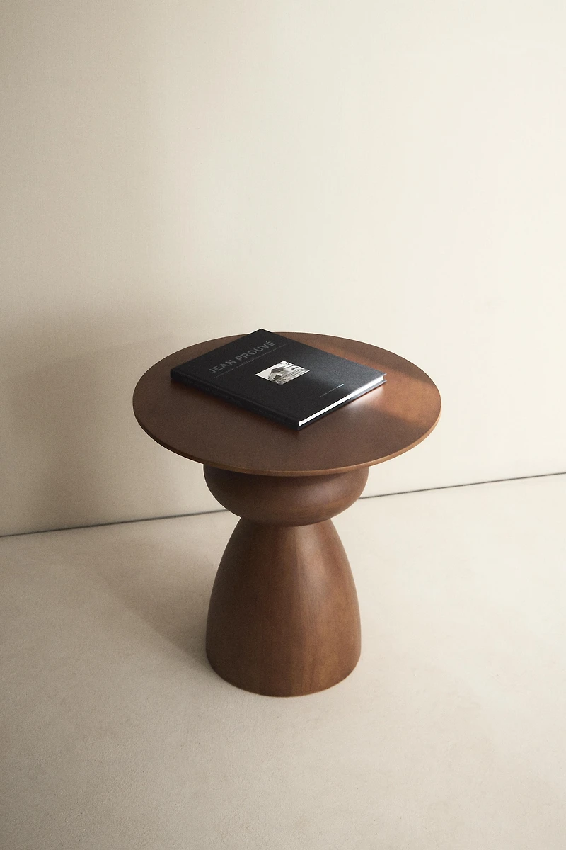WOODEN SIDE TABLE