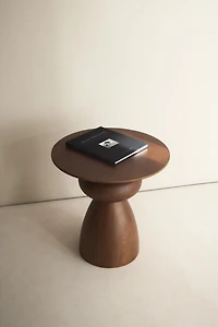 WOODEN SIDE TABLE
