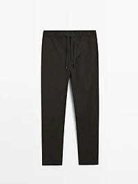Pantalon de jogging en coton mélang