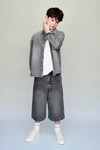 BERMUDA LONGUE EN DENIM
