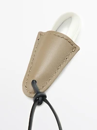 Leather pendant
