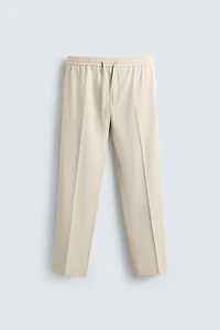 JOGGER WAIST STRETCH PANTS