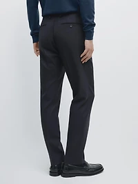 Cool wool blend suit trousers
