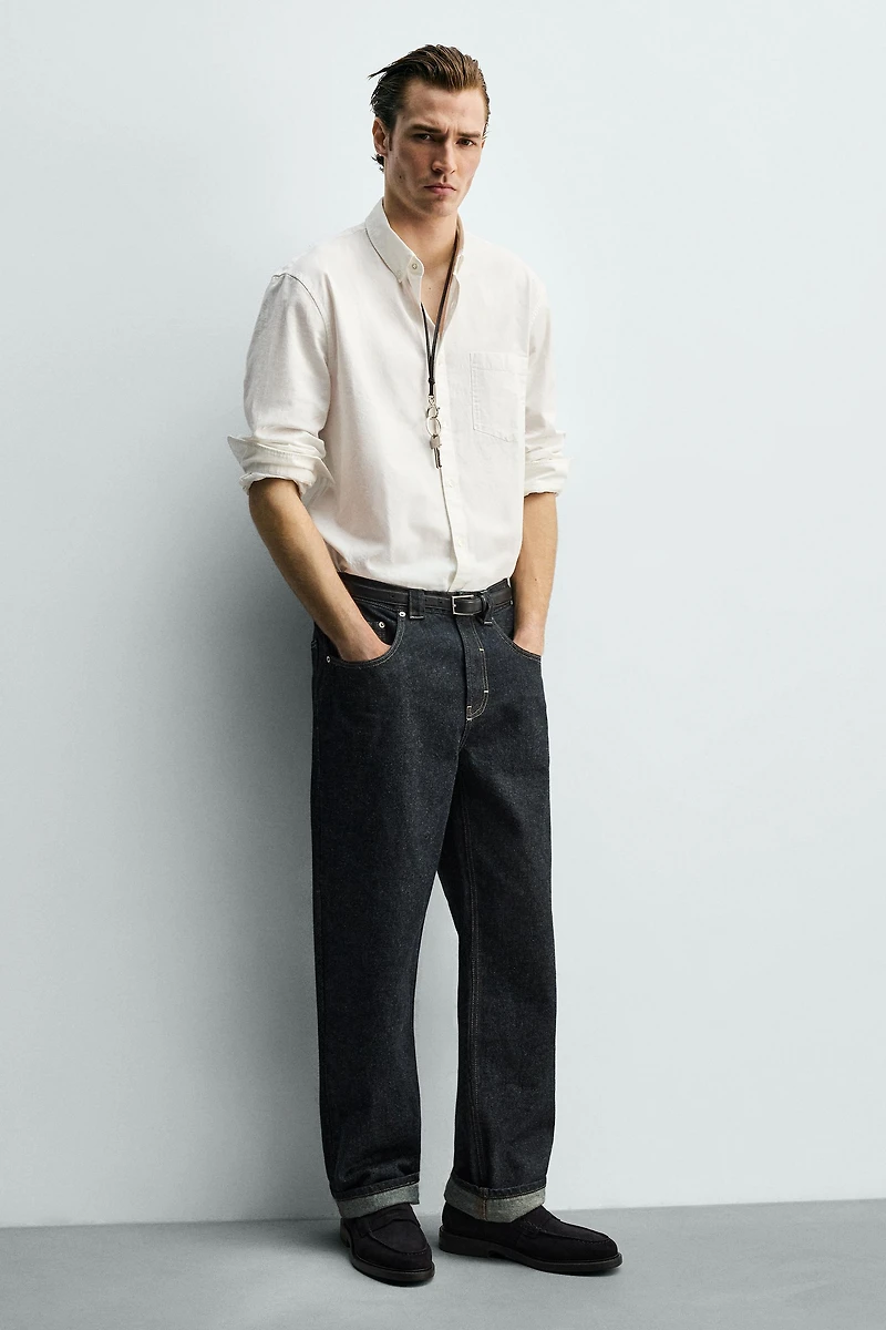 LEATHER PENNY LOAFERS