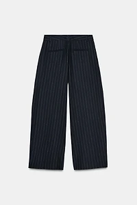ZW COLLECTION WOOL PINSTRIPE PANTS