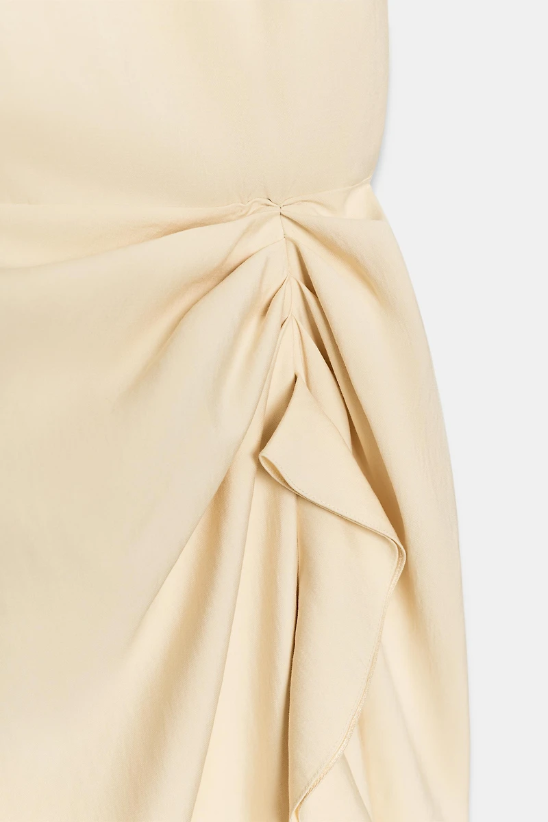 ZW COLLECTION RUFFLED MIDI DRESS