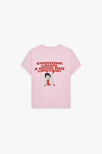 BETTY BOOP® WASHED EFFECT T-SHIRT