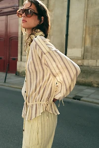 STRIPED LINEN JACKET