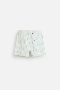 EMBROIDERED MID-LENGTH SWIMSUIT