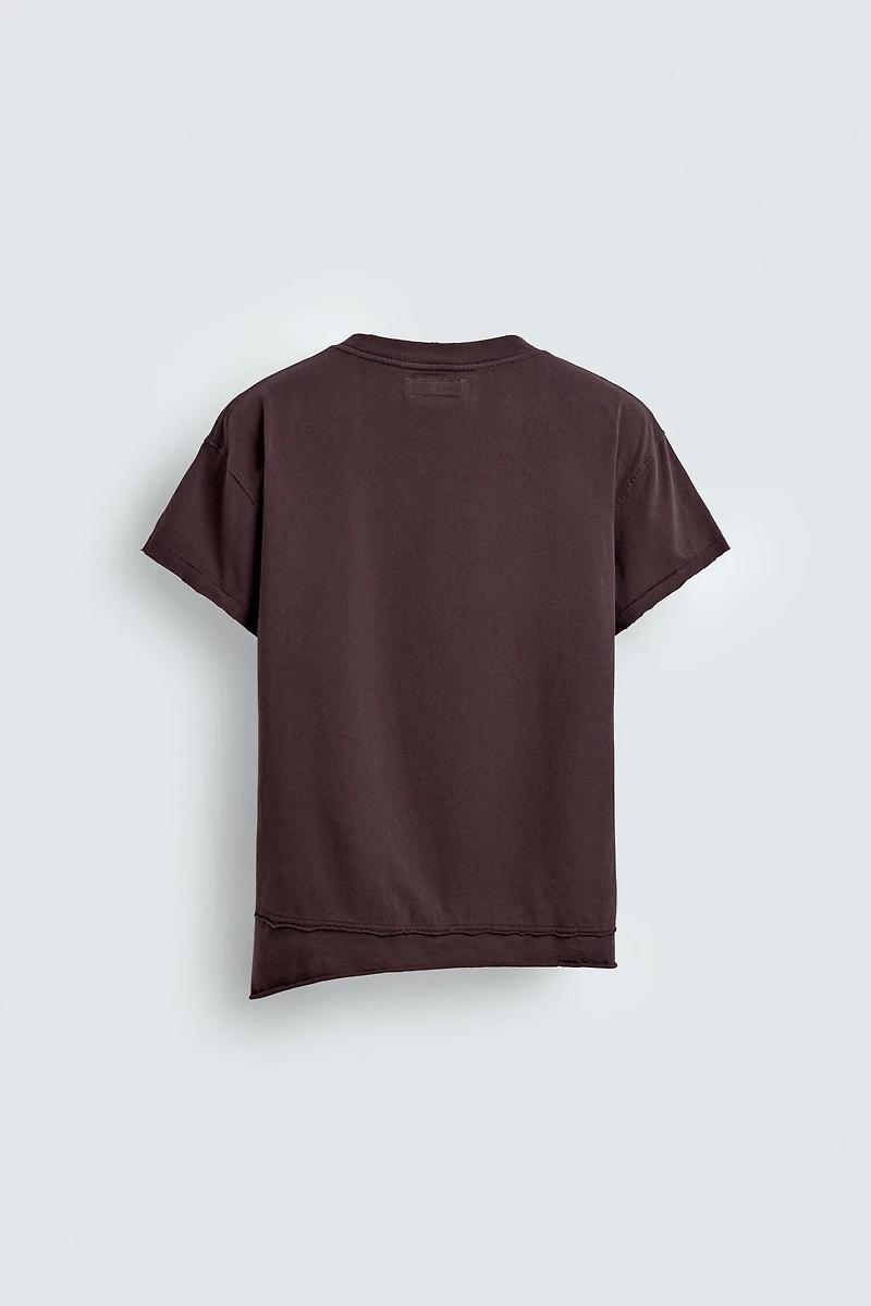 T-SHIRT FINITION IRRÉGULIÈRE