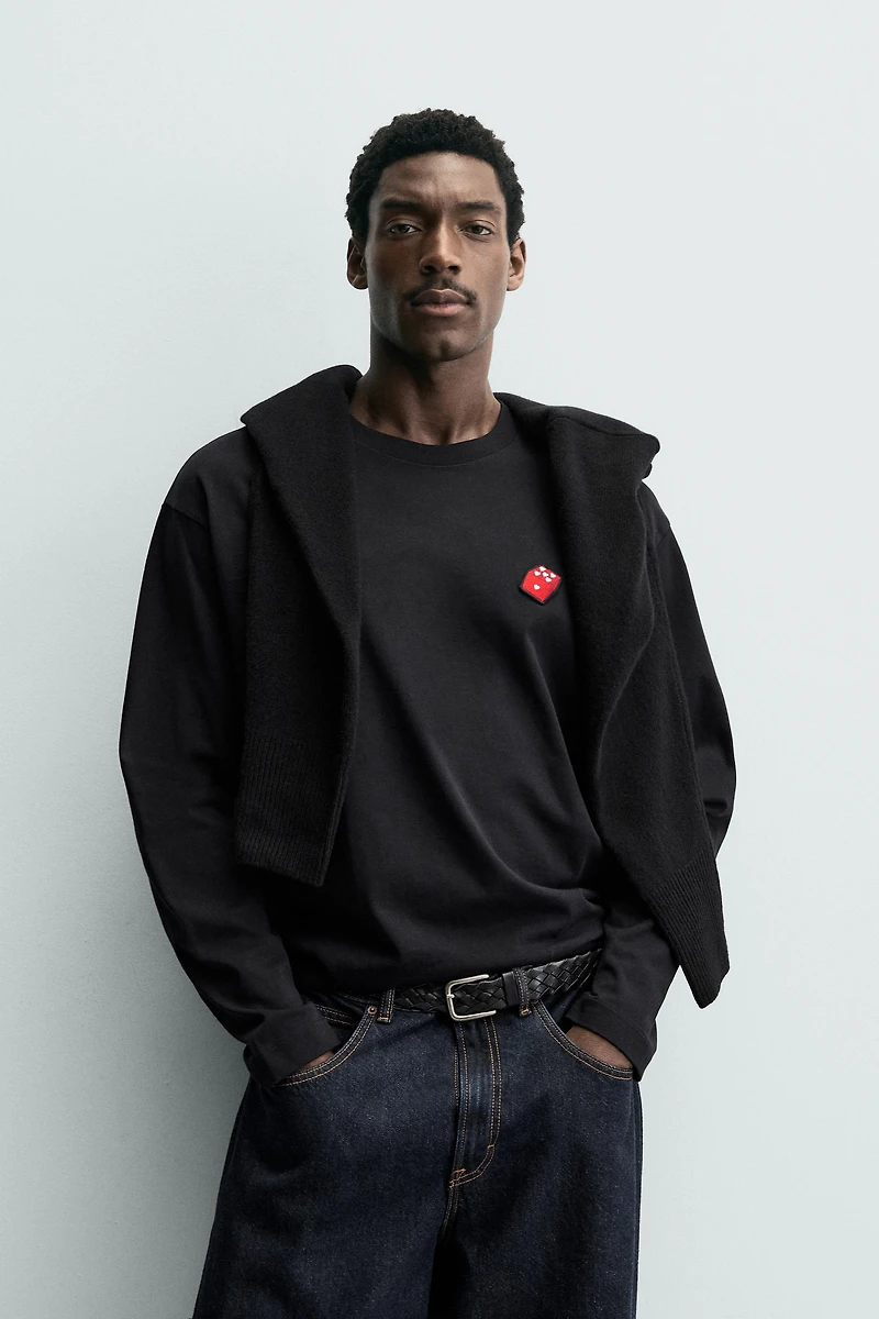 HEART DICE PATCH T-SHIRT