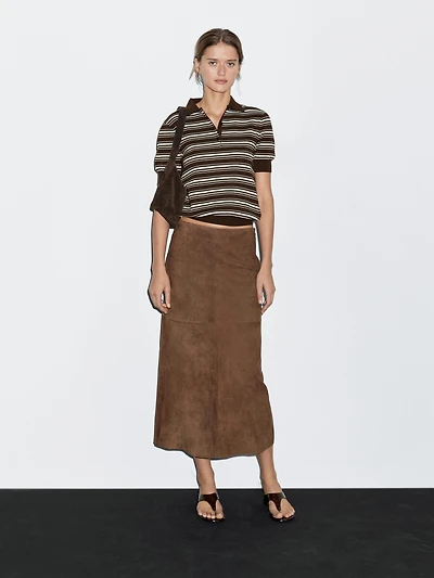 100% cotton polo shirt with striped details