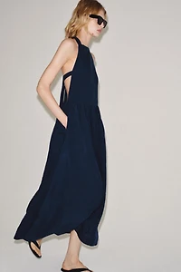 ZW COLLECTION HALTER NECK DRESS