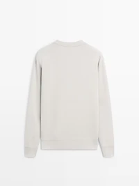 Cotton blend sweatshirt