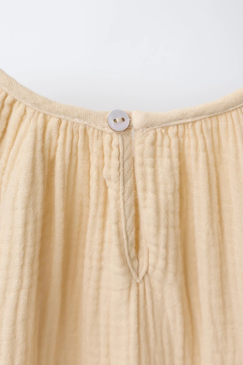 ROBE GAZE DE COTON