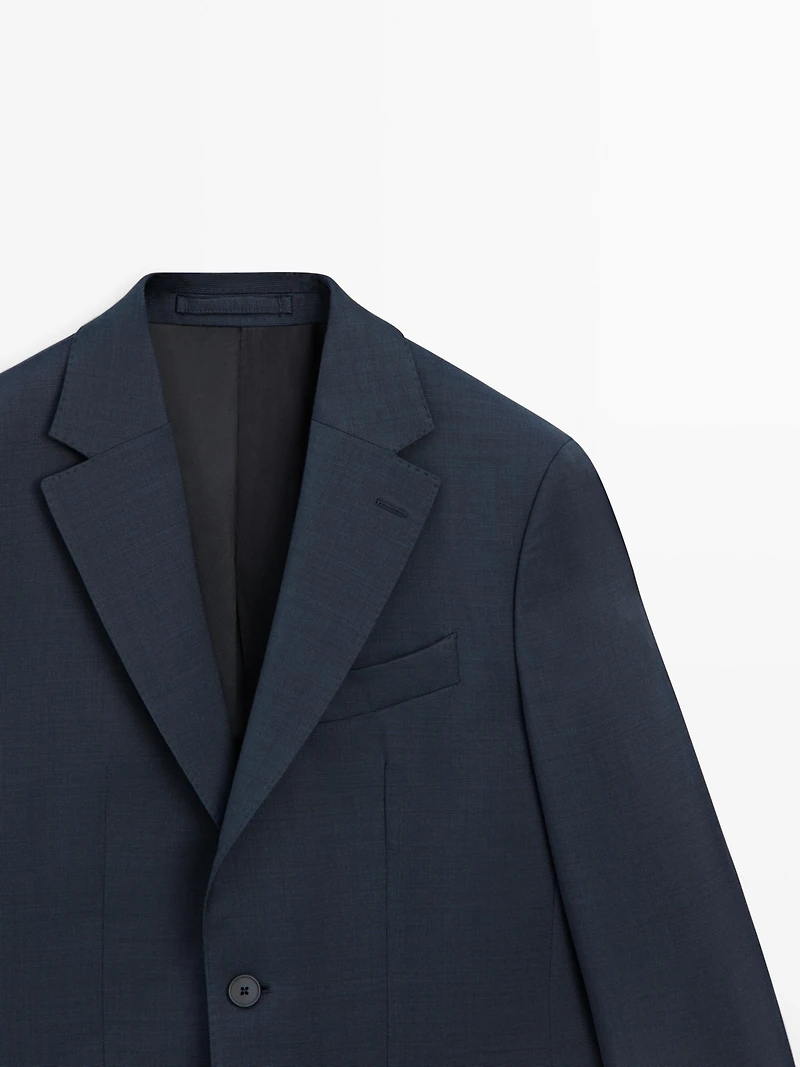 Veste de costume 100 % laine froide