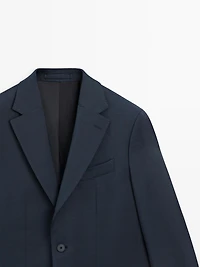 Veste de costume 100 % laine froide