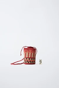 SAC BANDOULIÈRE EN RAFIA