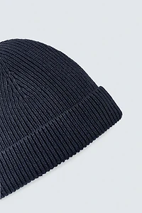 BONNET EN MAILLE COTON - CACHEMIRE