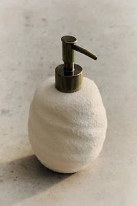 DISTRIBUTEUR SAVON CÉRAMIQUE TEXTURÉE