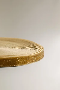 SHINY VELVET CHRISTMAS GIFT WRAPPING RIBBON