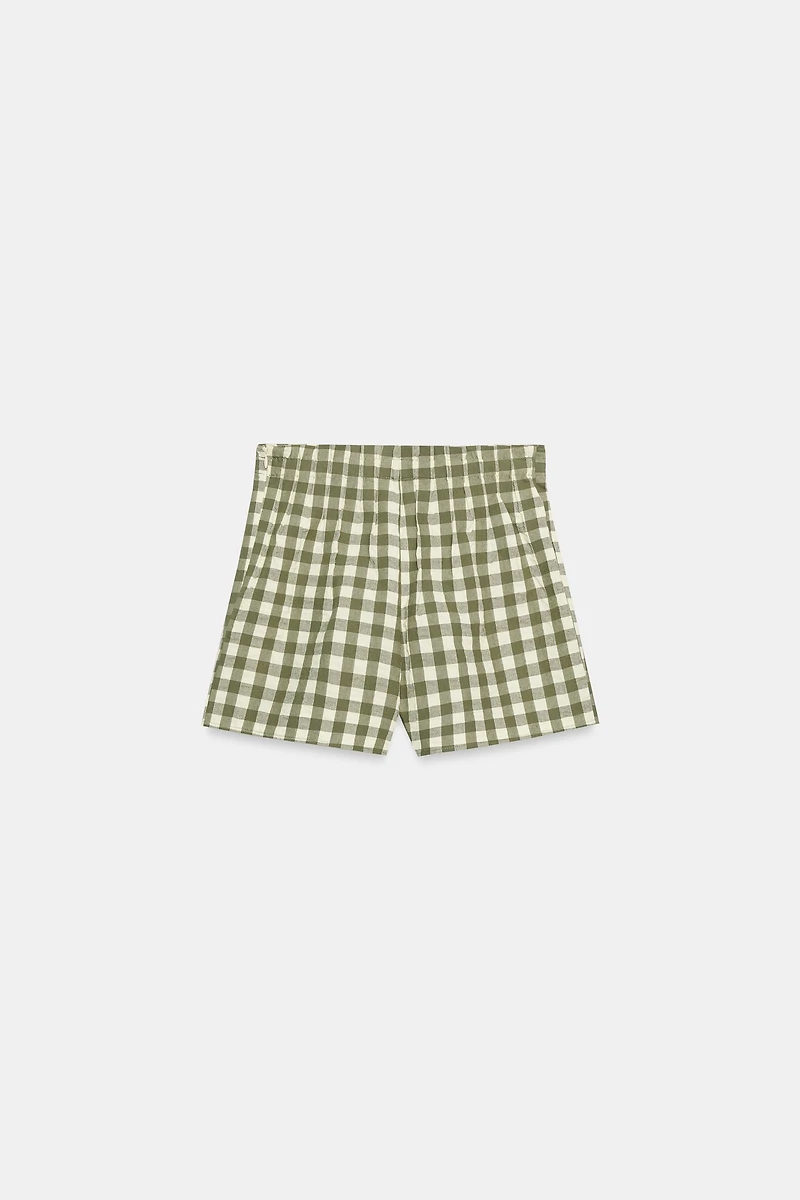 GINGHAM SHORTS