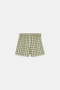 GINGHAM SHORTS