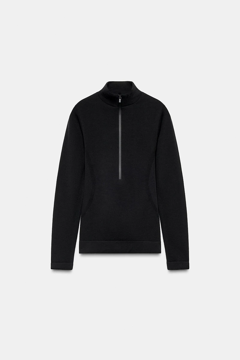 SEAMLESS MERINO WOOL SKI COLLECTION T-SHIRT