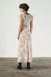 FLORAL MIDI DRESS