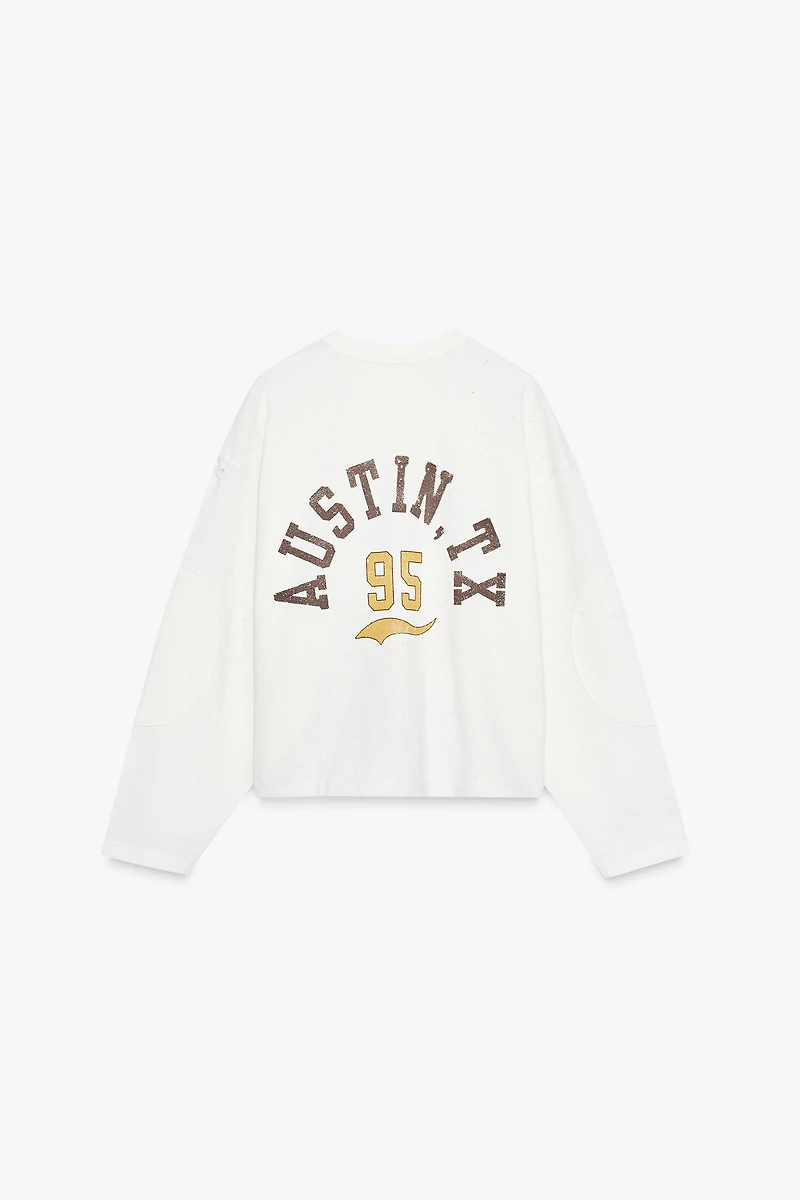 TEXT SWEATSHIRT
