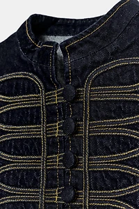 GILET EN JEAN AVEC BRANDENBOURGS ZW COLLECTION