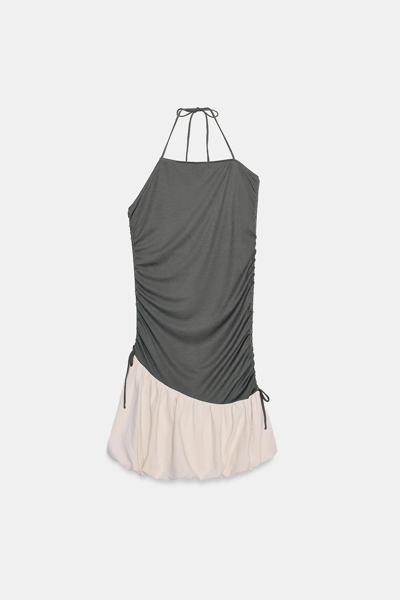 BALLOON COMBINATION DRESS