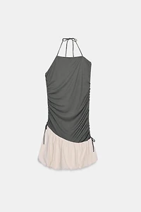 BALLOON COMBINATION DRESS