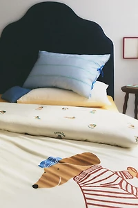 KIDS' REVERSIBLE DOG DUVET COVER